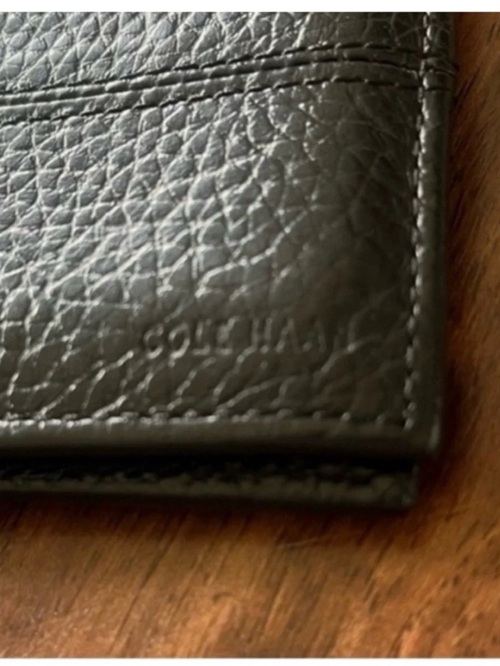 Cole Haan Black Bi-Fold Leather Wallet